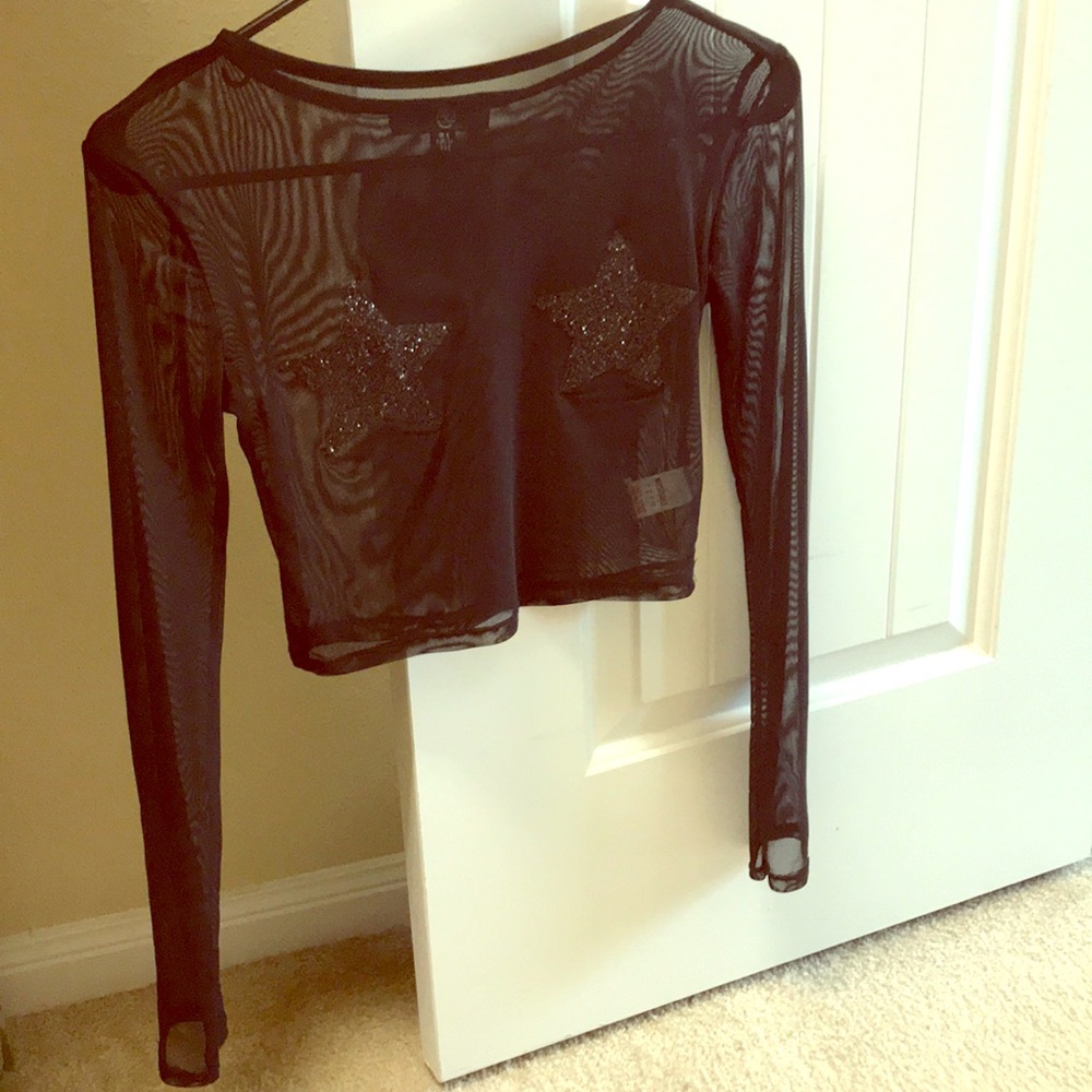 Mesh crop top